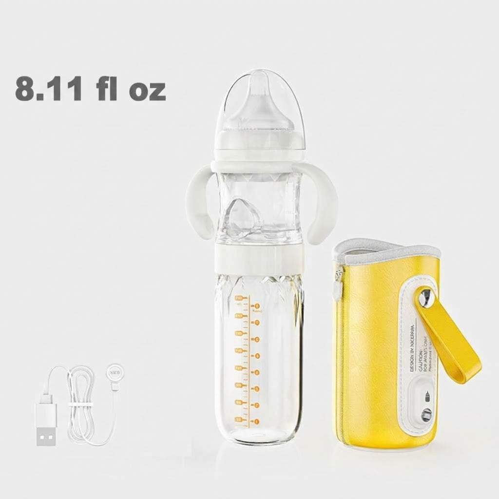 USB Heated Baby Feeding Bottle Cover With Insulation